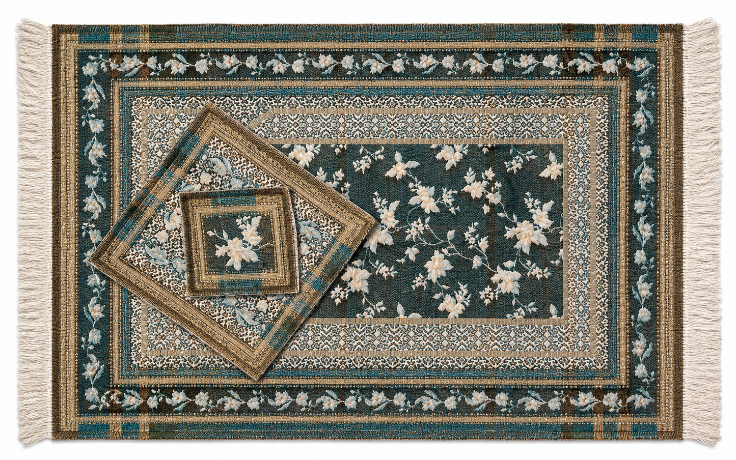 Luxury Dual-Sided Prayer Mat Gift Set