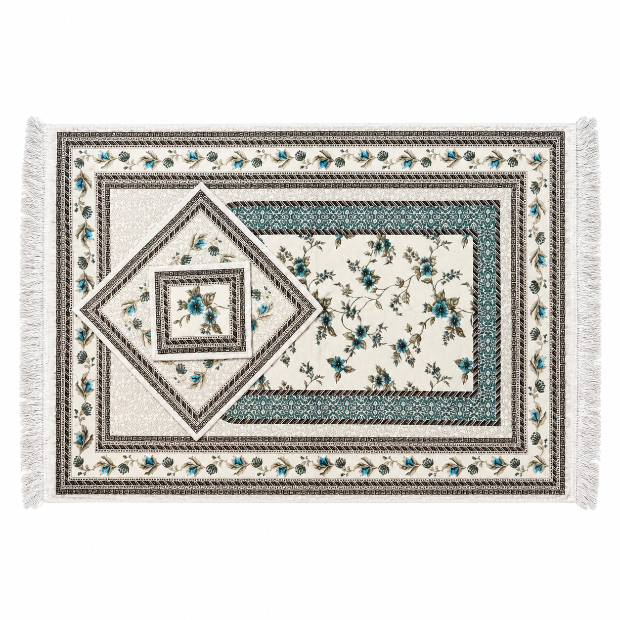 Luxury Dual-Sided Prayer Mat Gift Set