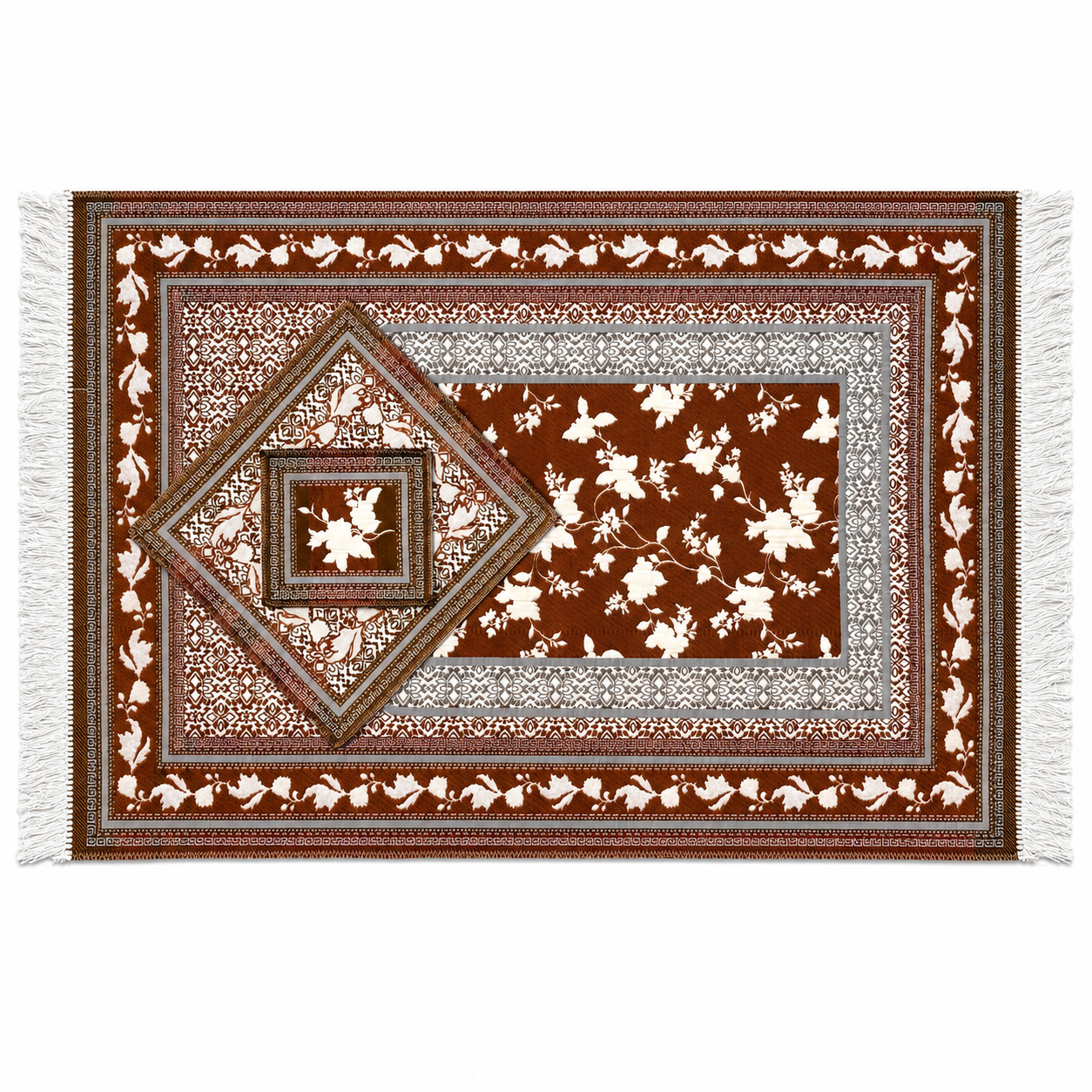 Luxury Dual-Sided Prayer Mat Gift Set