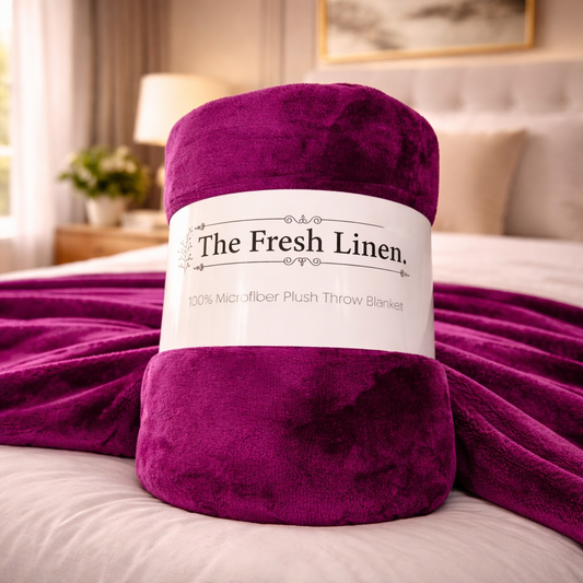 Plush Plum Luxury Blanket