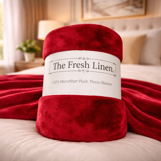 Plush Red Luxury Blanket