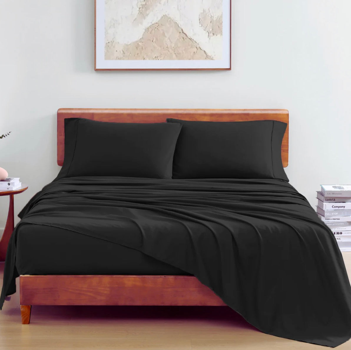 SOLID BedSheet Set- 300 Thread Count