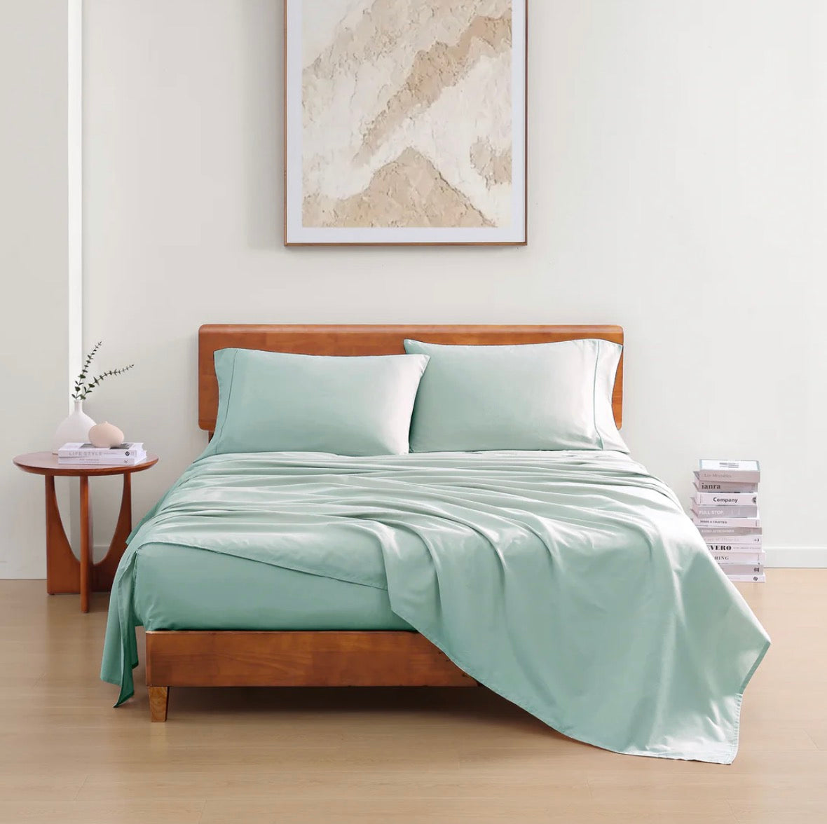 SOLID BedSheet Set- 300 Thread Count