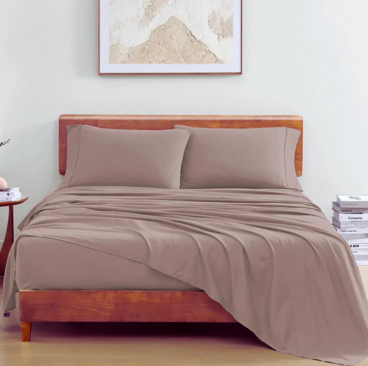 SOLID BedSheet Set- 300 Thread Count