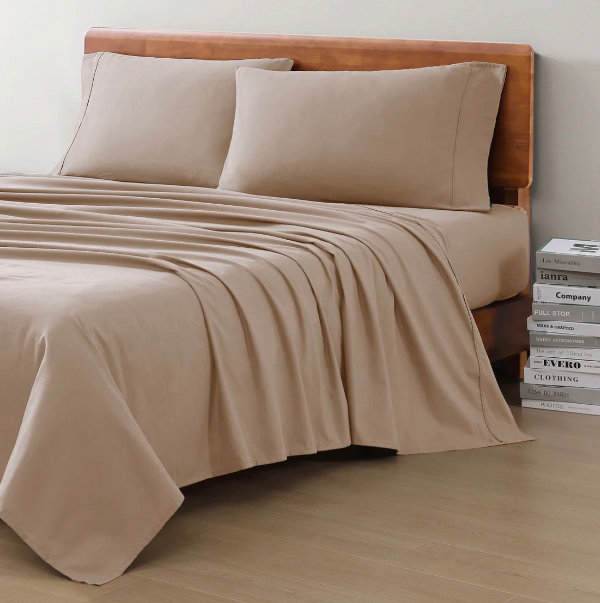 SOLID BedSheet Set- 300 Thread Count