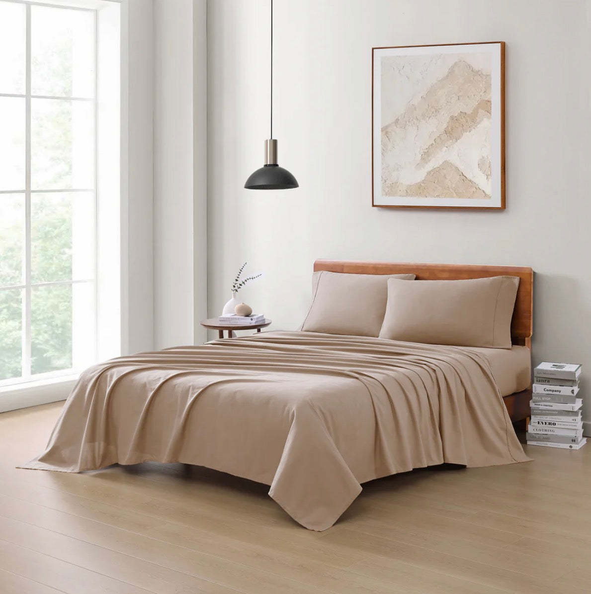 SOLID BedSheet Set- 300 Thread Count