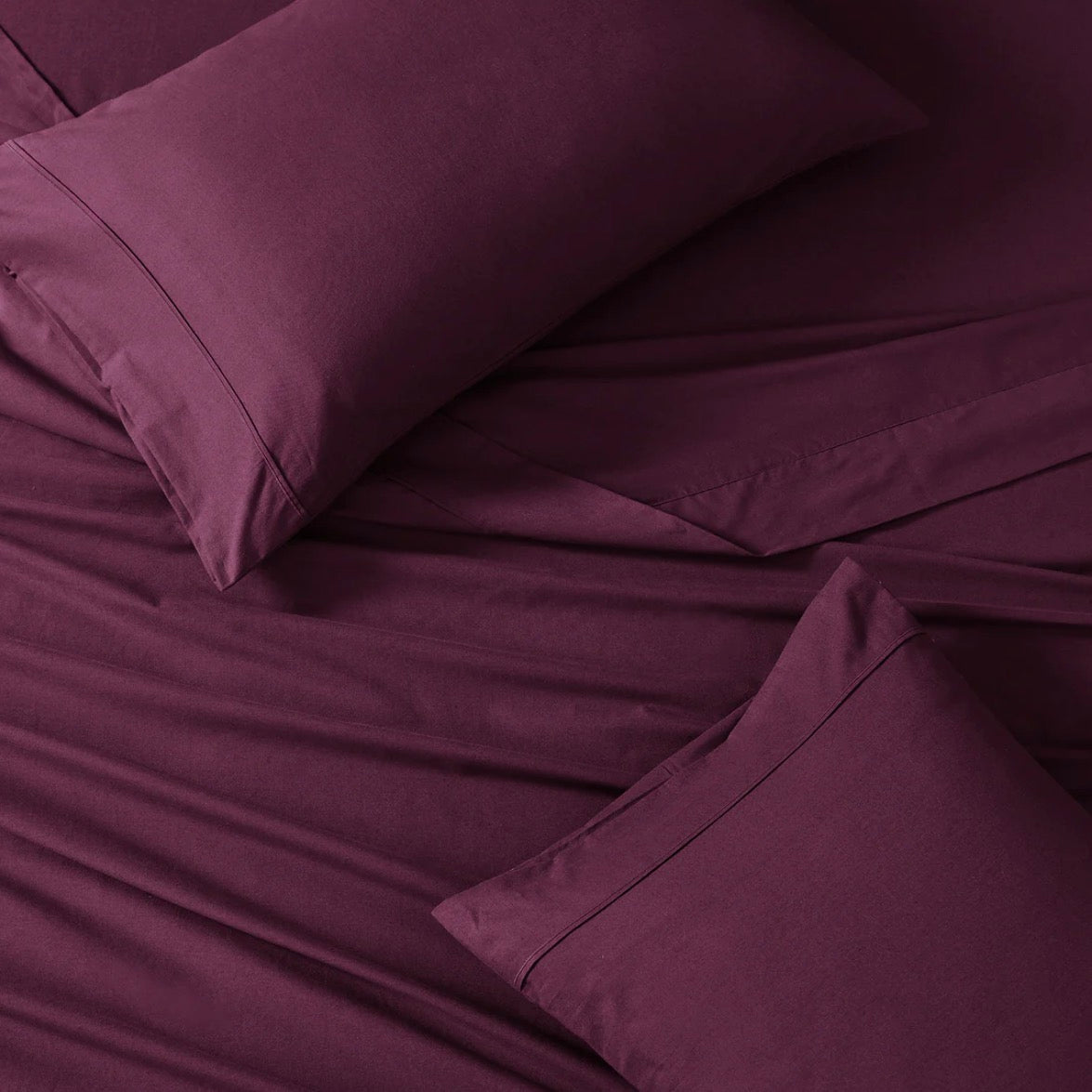 SOLID BedSheet Set- 300 Thread Count