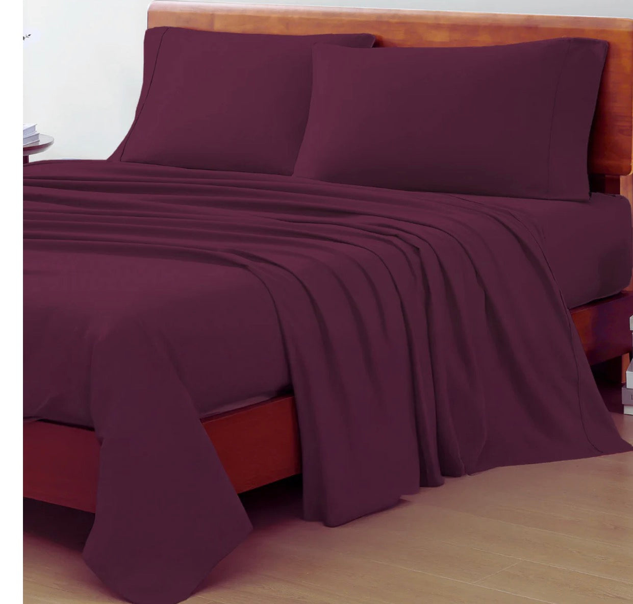 SOLID BedSheet Set- 300 Thread Count