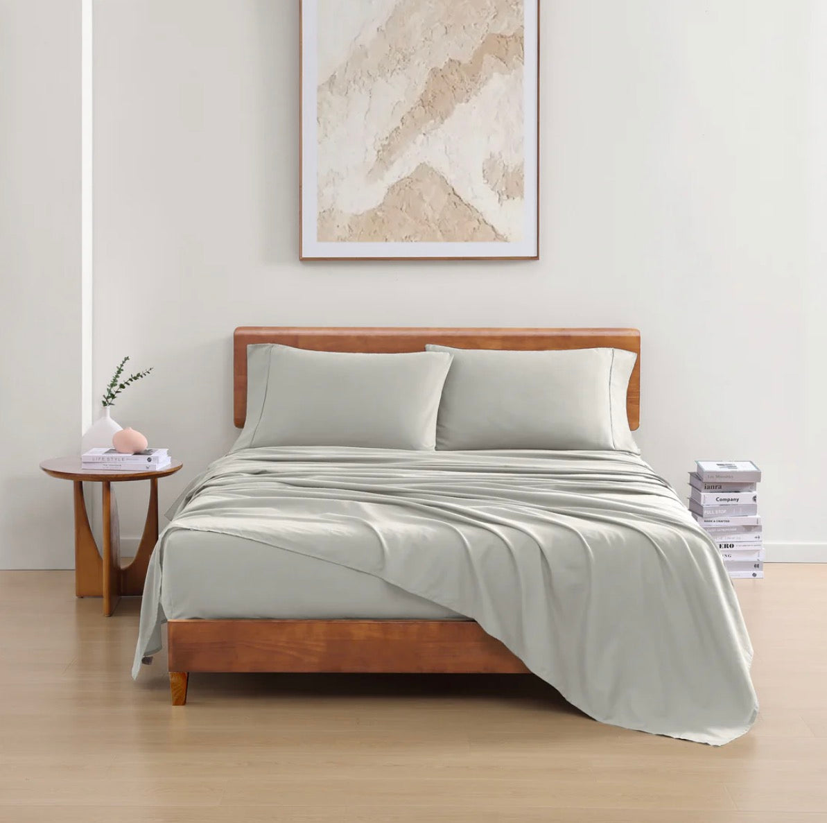 SOLID BedSheet Set- 300 Thread Count