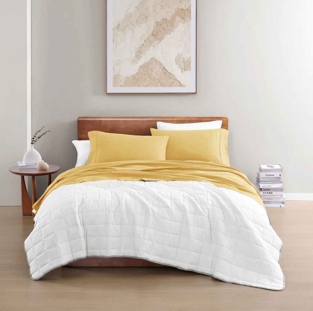 SOLID BedSheet Set- 300 Thread Count