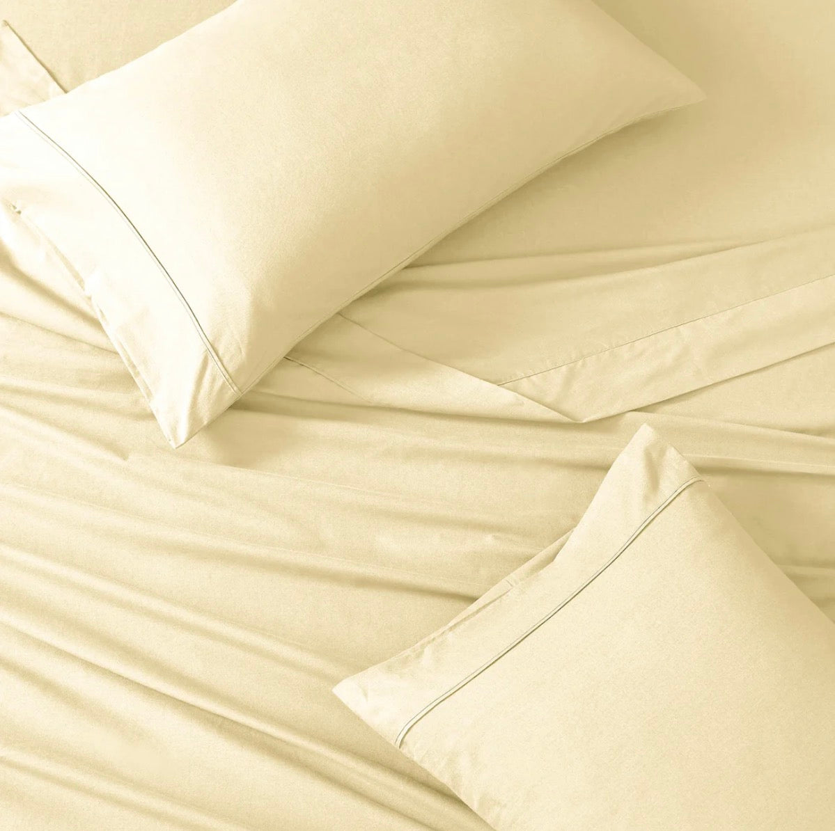 SOLID BedSheet Set- 300 Thread Count