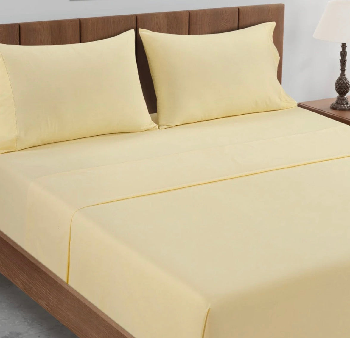 SOLID BedSheet Set- 300 Thread Count