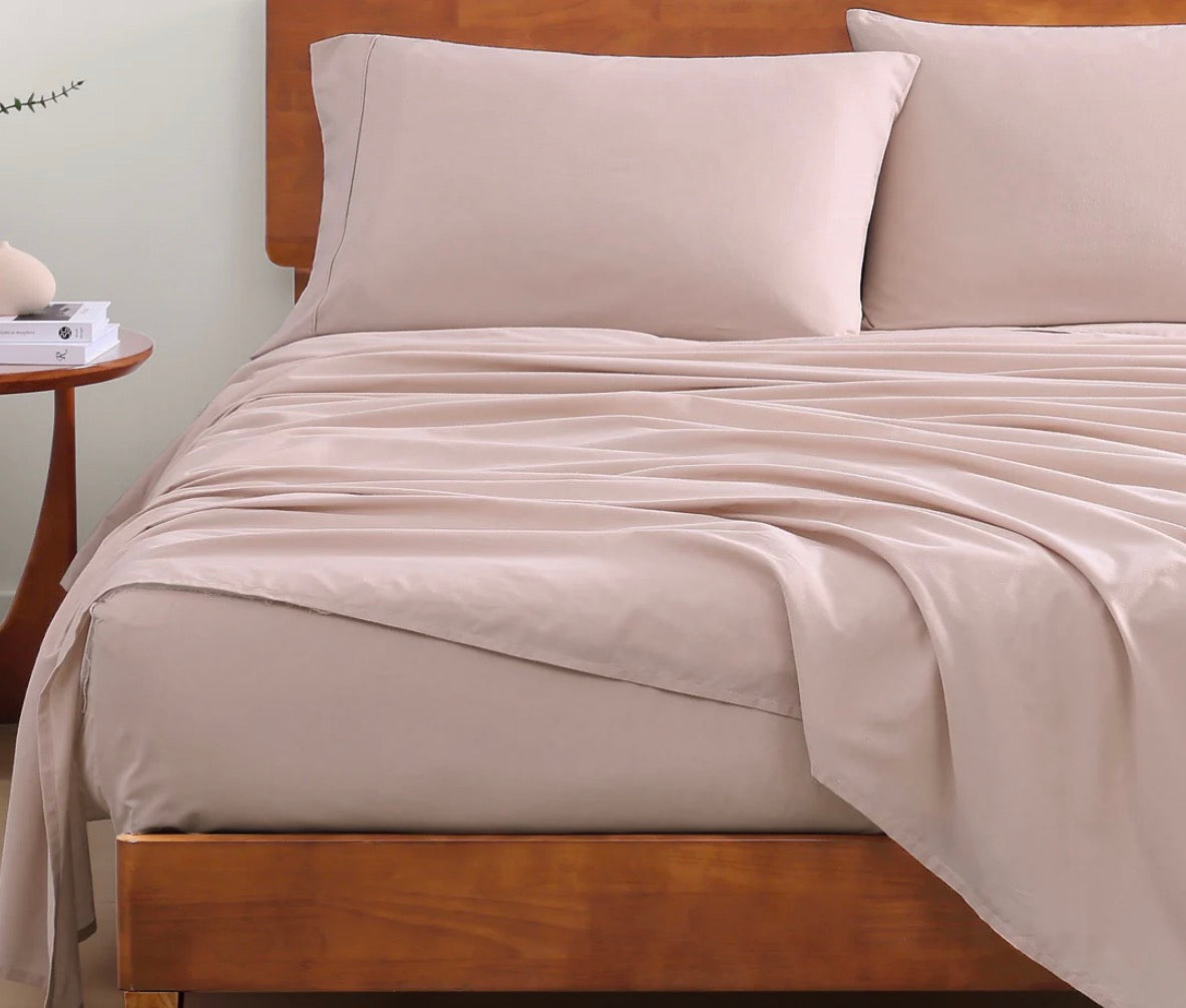 SOLID BedSheet Set- 300 Thread Count