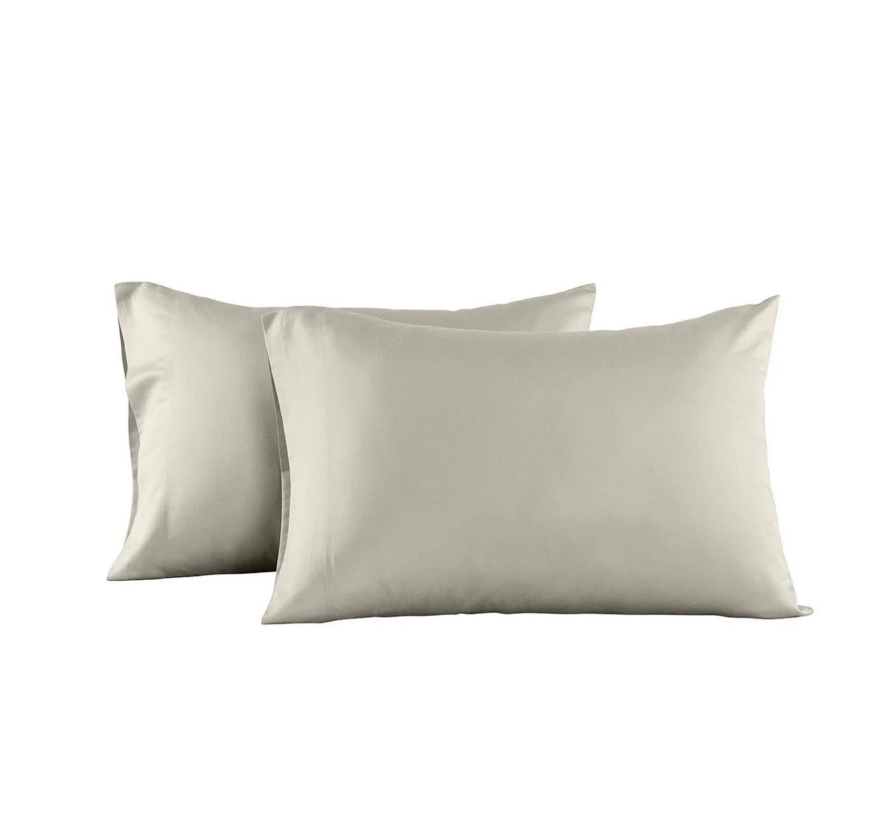 SILVER SOLID PILLOW CASES