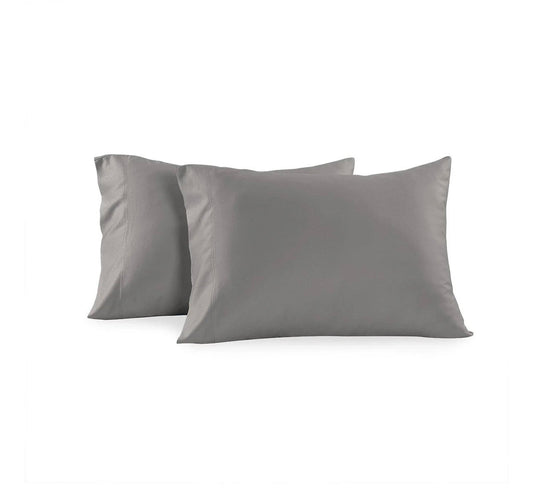 CHARCOAL SOLID PILLOW CASE