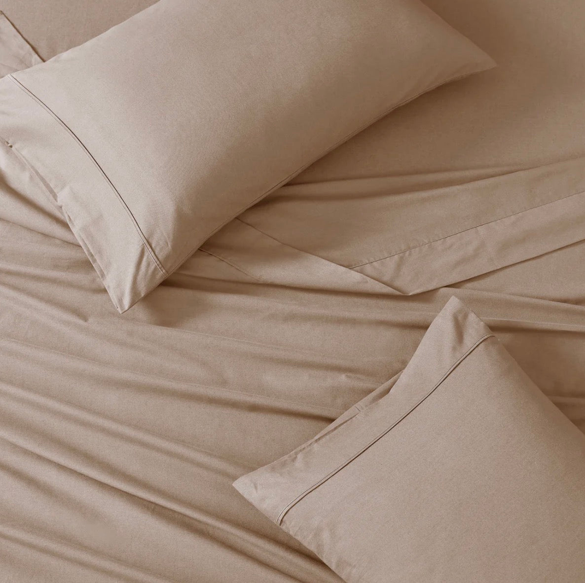 SOLID BedSheet Set- 300 Thread Count