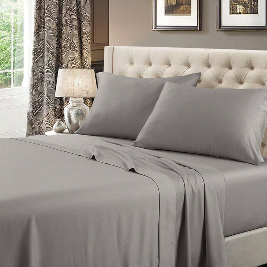 SOLID BEDSHEET SET- 400 THREAD COUNT