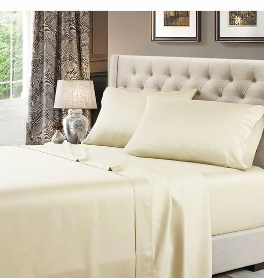 SOLID BEDSHEET SET- 400 THREAD COUNT