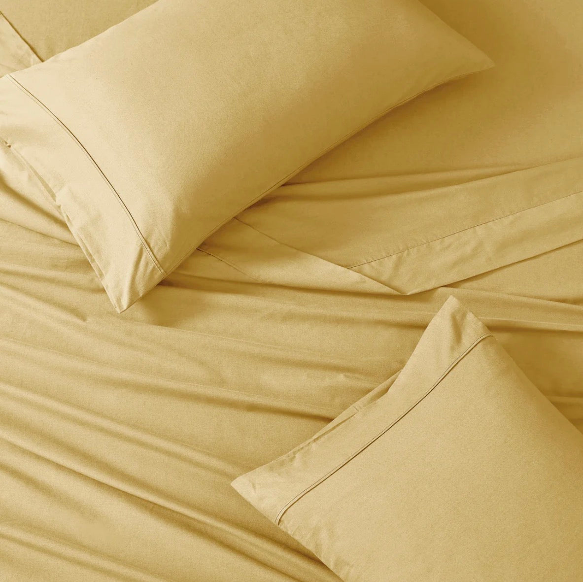 SOLID BedSheet Set- 300 Thread Count