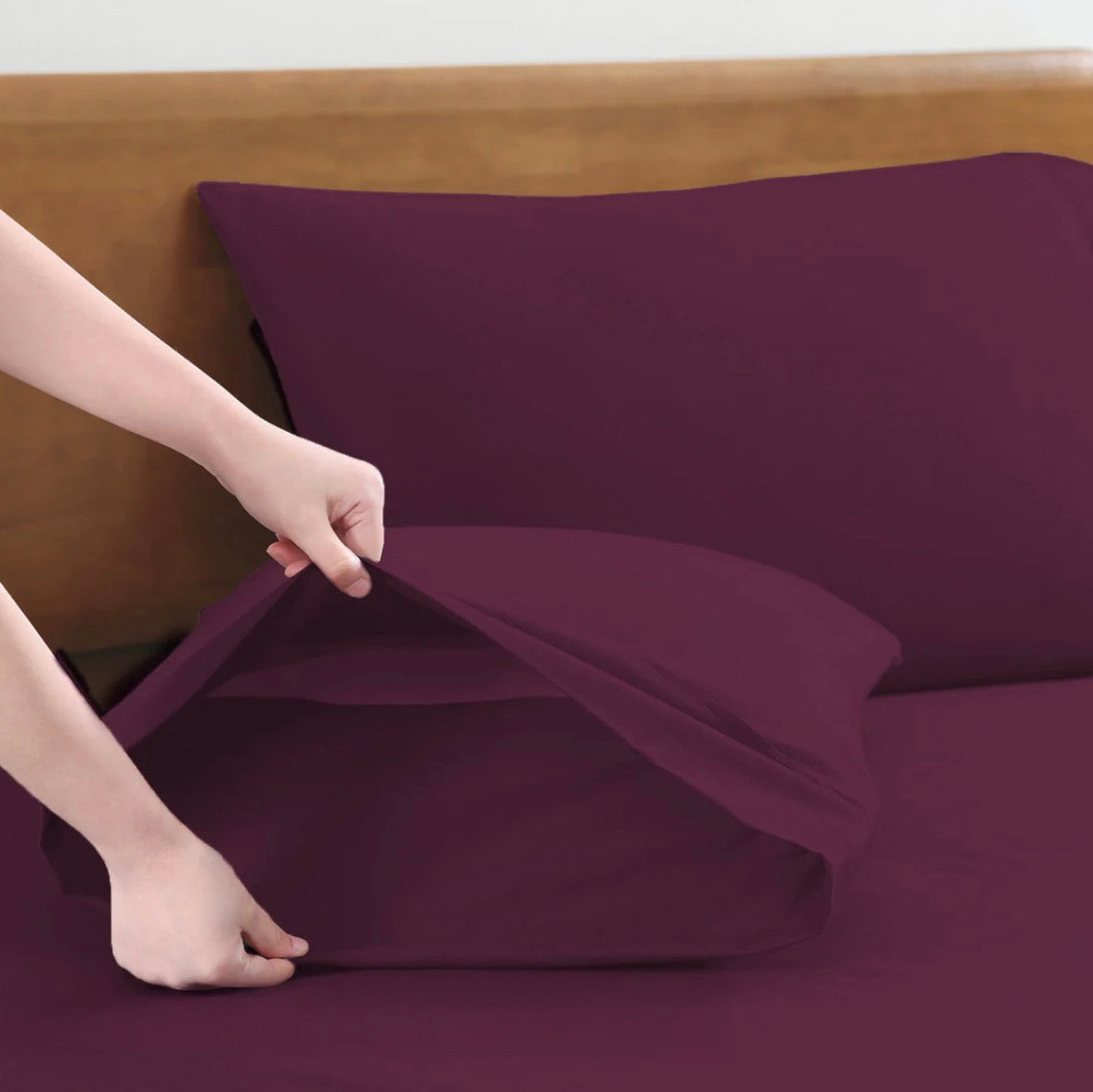 SOLID BedSheet Set- 300 Thread Count