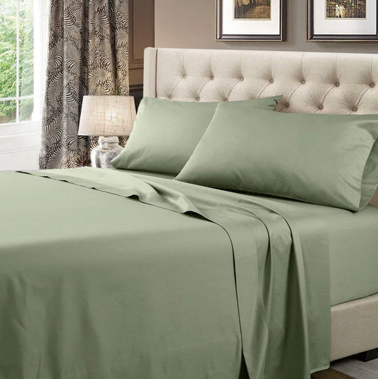SOLID BEDSHEET SET- 400 THREAD COUNT