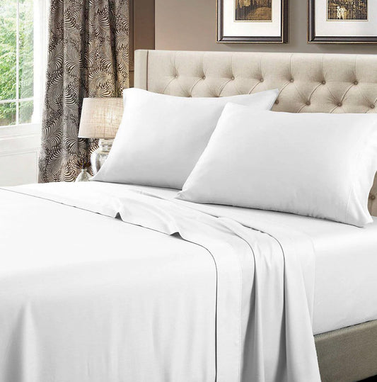 SOLID BEDSHEET SET- 400 THREAD COUNT